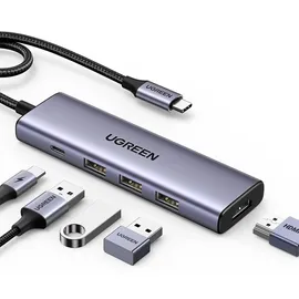 UGREEN Revodok 5-in-1 USB-C Hub mit 3x USB-A 3.0 A+pd
