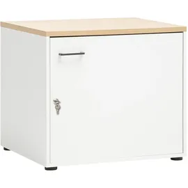 Schildmeyer Mehrzweckschrank Solea 158844, weiß matt, 67,1 x 60 x 60 cm
