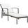 vidaXL Gartenliege 195 x 60 x 95 cm braun
