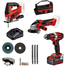 Einhell Power X-Change (18 V, inkl. 1x 4,0 Ah Akku, Ladegerät, Zubehör, Tasche)
