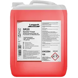 Langguth SR25 Samido Fresh 10 L Sanitärreiniger Sanitär-Duftreiniger auf Basis v. Amidosulfonsäure, RK Liste