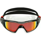 Aqua Sphere VISTA PRO DARK GREY ORANGE LENS TITANIUM MIRR - L