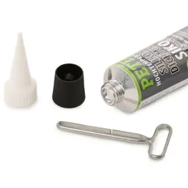 Petec Hochtemperatur-Silikondichtung schwarz 70 ml