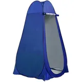 Trintion 190cm Pop up Toilettenzelt Wurfzelte Duschzelt für Outdoor Camping Dusche Blau