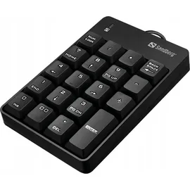 Sandberg USB Wired Numeric Keypad - Schwarz