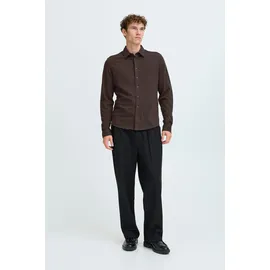CASUAL FRIDAY Langarmhemd Braun S