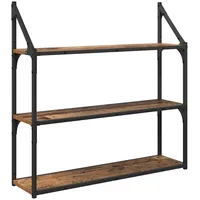 VidaXL Wandregal 80 x 21 x 78,5 cm Braun