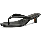 Marco Tozzi Damen Pantolette Leder weiches Feel Me Fußbett Lederweiches Innenfutter Queensize, schwarz (Black), 40 EU - 40 EU