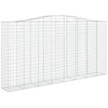 vidaXL Gabionen mit Hochbogen 400 x 50 x 220 cm