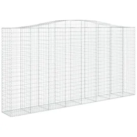 vidaXL Gabionen mit Hochbogen 400 x 50 x 220 cm