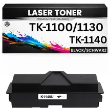3dplady Kompatibel zu Kyocera TK-1100 Schwarz
