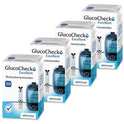 GlucoCheck Excellent Teststreifen (200 Stück) zur Diabetes-Kontrolle 200 St
