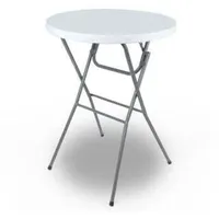 Westerholt Bistrotisch Ø 80 x 75 cm Grau/Weiß