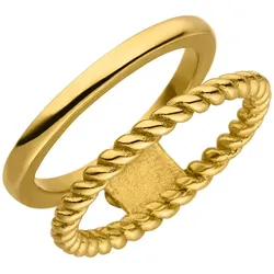 Fingerring PURELEI "Schmuck Geschenke Mau Ring, Ring-Mau-Gold" Gr. 60, gold (gelbgoldfarben), Fingerringe, Damen, 60, Edelstahl, 5mm