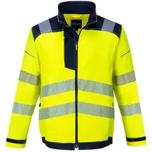 PORTWEST Warnschutz Bundjacke "T500" PW3 Warnschutzjacke, Größe: XXL, - gelb/marine