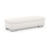 DOMO collection Hocker »Treviso XXL: B/T/H: 161/60/41 cm«, mit