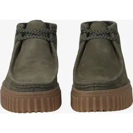 CLARKS Torhill Moss 26179356 4, Boots in Grün, dunkel für Damen, Größe 39,5 - Grün - 39,5