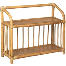 Atmosphera Kinderbücherregal Rattan H. 50 cm beige