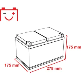 Exide Excell EB712 71Ah 12V