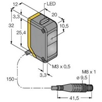Turck Opto Sensor Q20PFF100Q