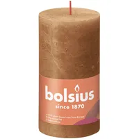 Bolsius Rustik-Kerze 130/68 mm Gewürzbraun