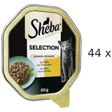 Sheba Selection in Sauce mit Kalb und Truthahn 44 x 85 g