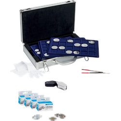 50-teiliges Zubehör-Set inklusive Münzkoffer und Tableaus