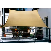 PEDDY SHIELD Floracord Balkonsonnensegel HDPE Weizen 270 cm x 140 cm