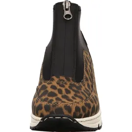 Rieker N6352-90 Schlupfstiefel Textil & Synthetik Damen in braun-Kombi - Gr. 40