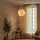 Tectake Lignea Lux 1 E27 rund Holz braun