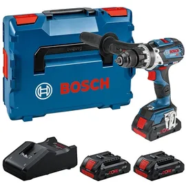 Bosch GSB 18V-110 C Professional  inkl. 3 x 4,0 Ah + L-Boxx