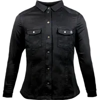 John Doe Motoshirt Hemd Schwarz XS