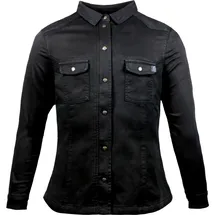 John Doe Motoshirt Hemd Schwarz XS