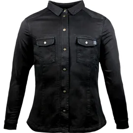 John Doe Motoshirt Hemd Schwarz XS