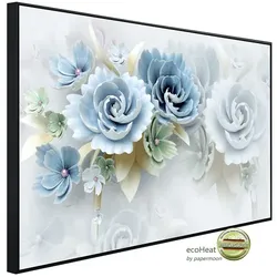 papermoon Infrarotheizung »EcoHeat - Muster mit Blumen «, Matt-Effekt - bunt
