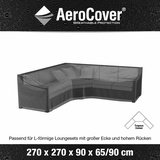 AeroCover 7956 Atmungsaktive Schutzhülle für L-förmige Lounge-Sets 270x270x90xH65/90cm