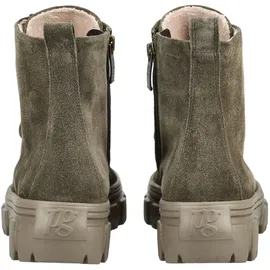 Paul Green Stiefelette Veloursleder", Damen, oliv, Größe 38