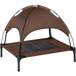 PawHut Hundebett Metall, Oxford, Netzstoff, Taftstoff