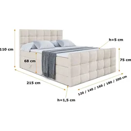 altdecor Apo-Z King 180 x 200 cm H3/Ecru