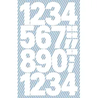 Avery Zweckform 3787 Zahlen Etiketten (0-9 25mm, wetterfeste Folie)