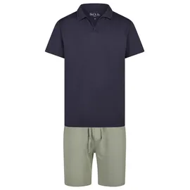 Phil & Co. Berlin Pyjama Shorty bunt/khaki XXL