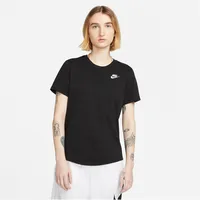 Nike Damen Sw Club T-Shirt Schwarz, S