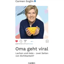 Cameo Verlag Oma geht viral