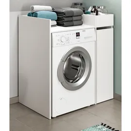 inn.furn Waschmaschinenumbau Set 95 x 101 x 60 cm Weiß