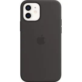 Apple iPhone 12 | 12 Pro Silikon Case mit MagSafe schwarz