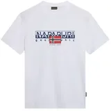 Napapijri T-Shirt S-aylmer - Weiß,Dunkelblau,Dunkelrot - L