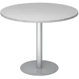 Hammerbacher Bistrotisch lichtgrau 100,0 x 100,0 x 74,0 cm