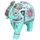 Marrakesch Orient & Mediterran Interior Deko-Elefant Laksha 19 cm Blau