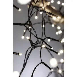 Paulmann Lichterkette Kunststoff, Metall 8 m 60 LEDs inkl. Dämmerungssensor schwarz
