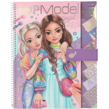 DEPESCHE TOPModel Malbuch 33 St. rosa/weiß